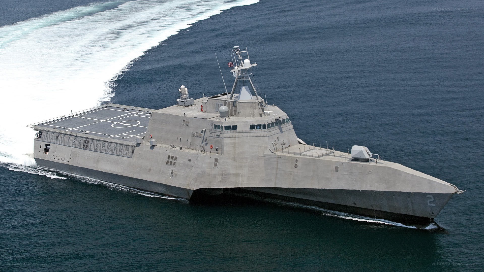 USS Independence at sea
