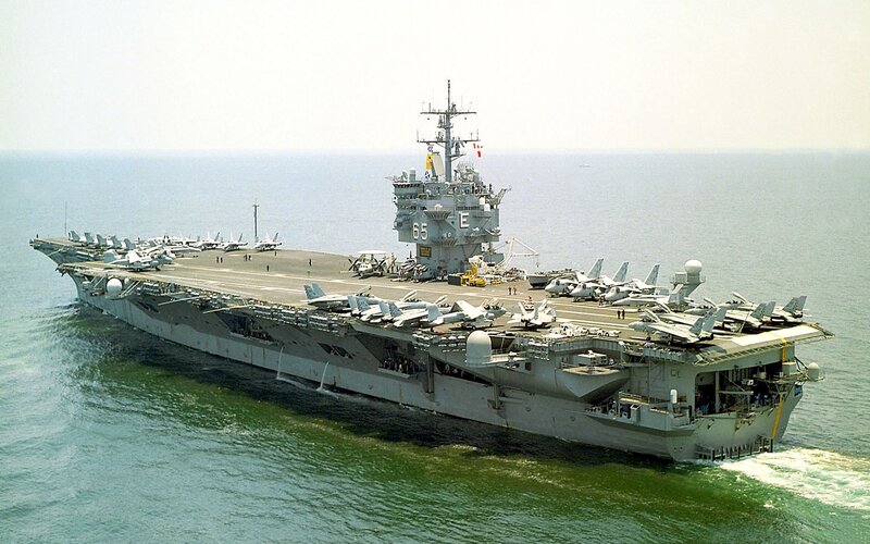USS John C. Stennis at sea