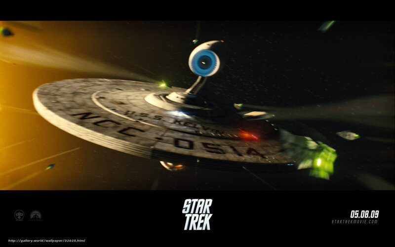USS Kelvin in space
