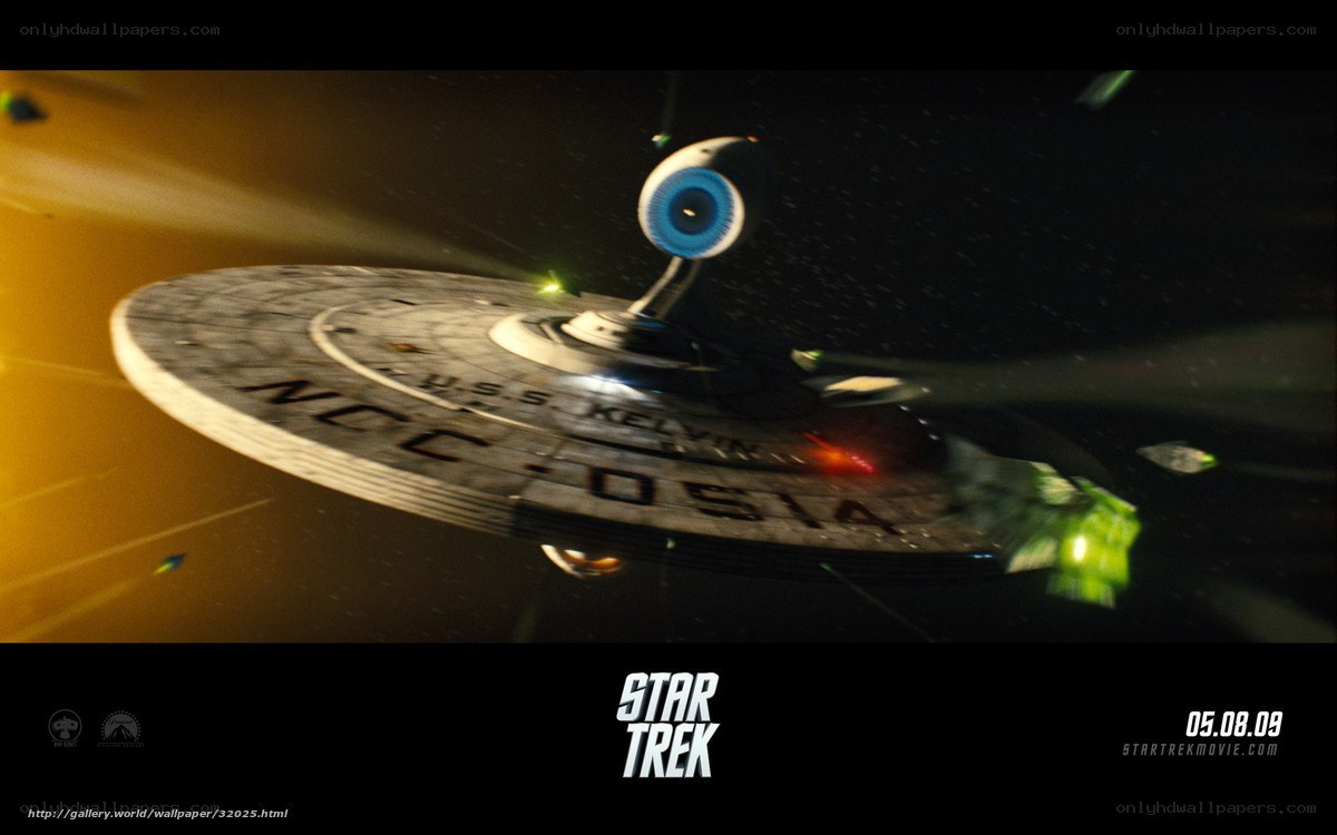 USS Kelvin in space