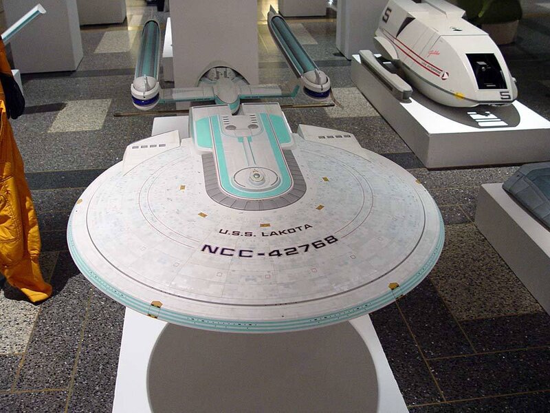 USS Lakota model display
