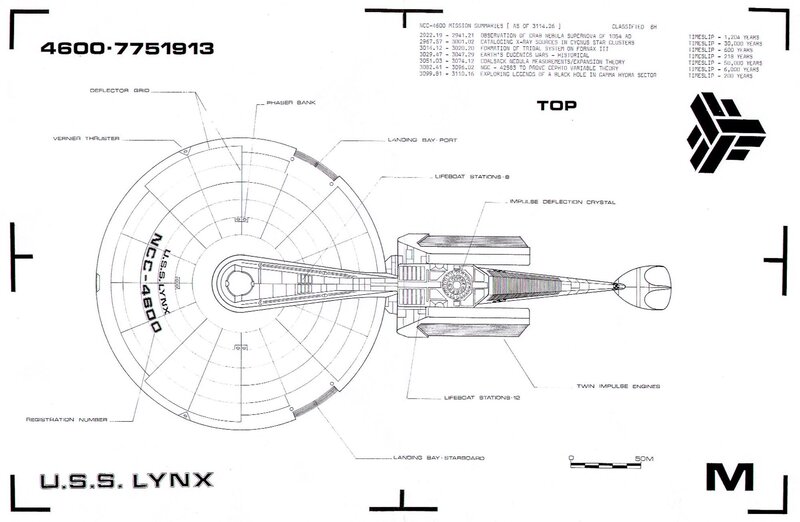 USS Lynx technical schematic