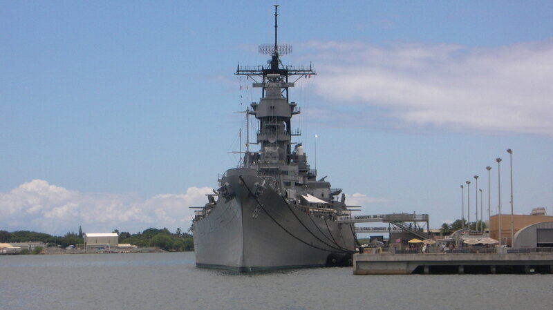 USS Missouri Battleship — Gray