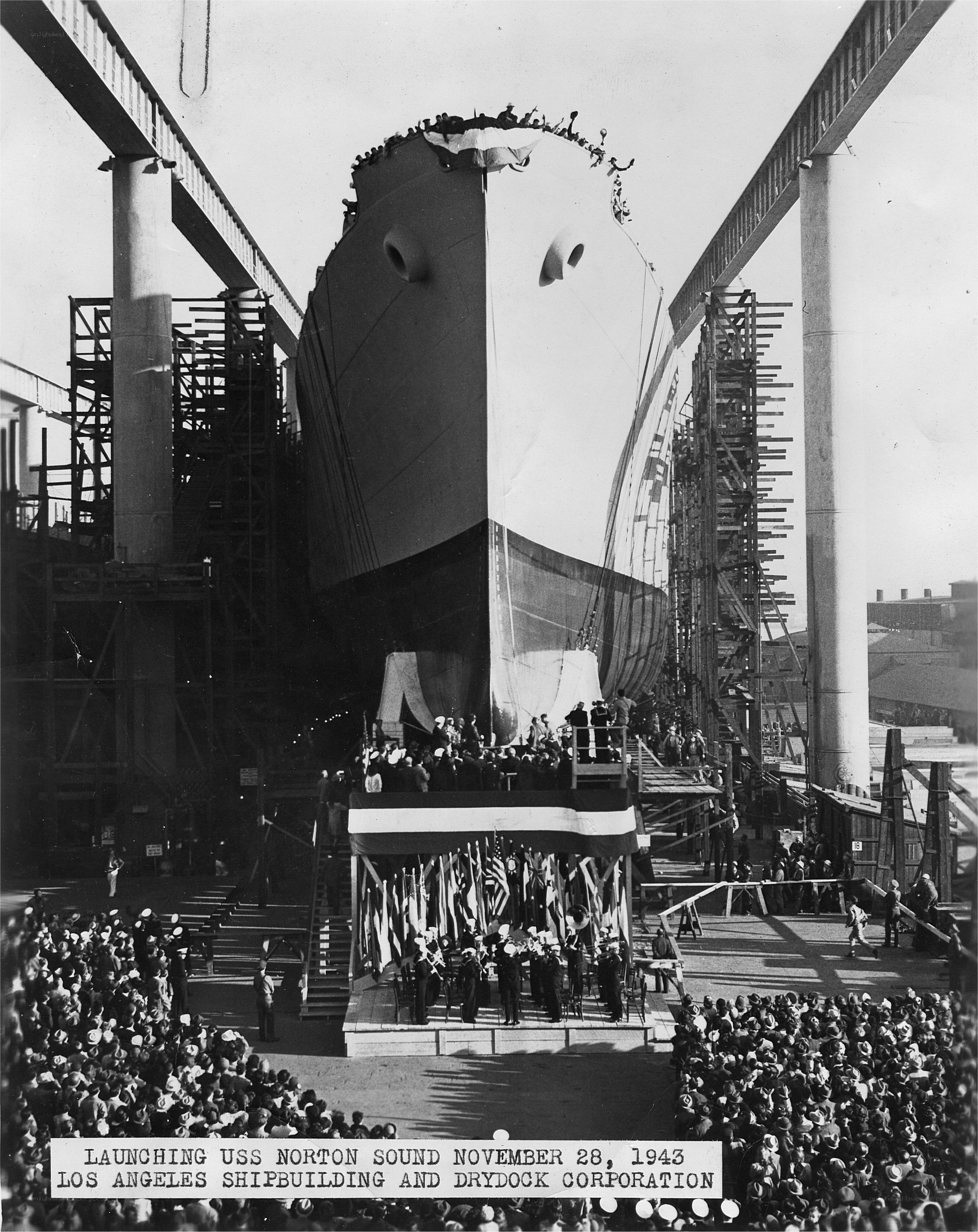 USS Norton Sound launching