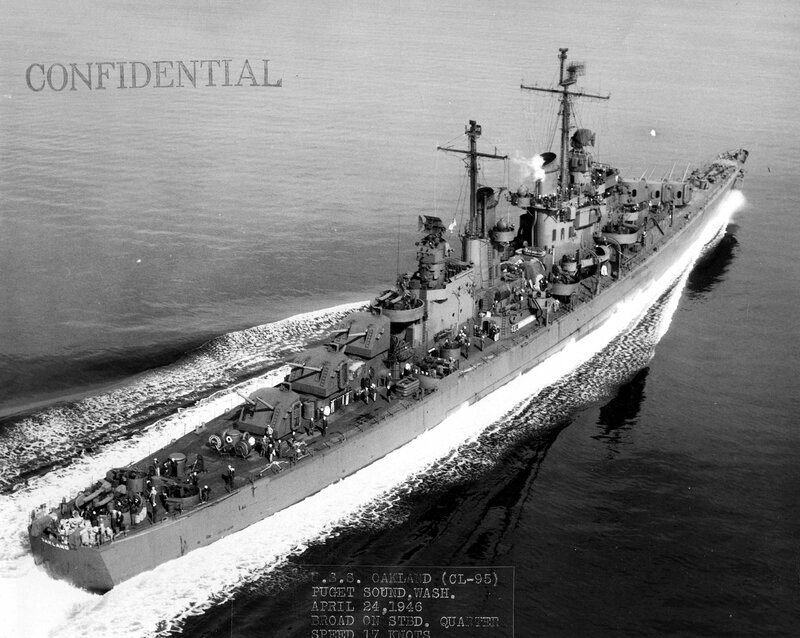 USS Oakland Warship