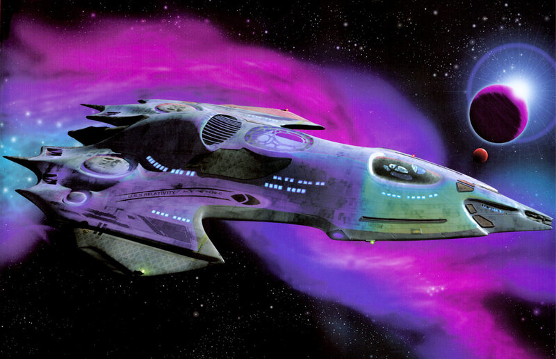 USS Relativity in space