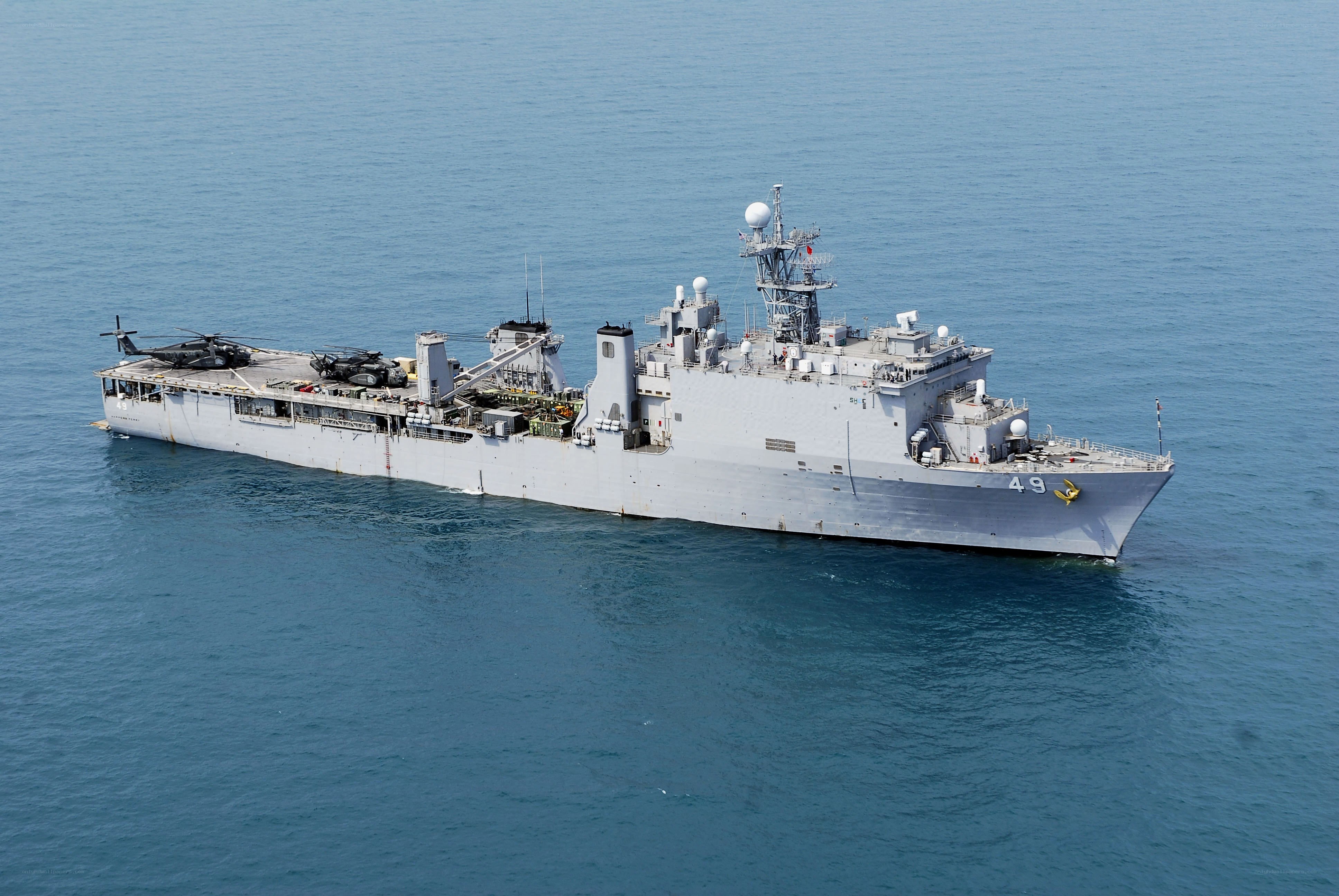 USS Rushmore amphibious transport dock