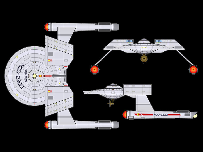 USS T'Kuvma starship schematics