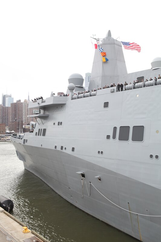 USS Zumwalt at dock