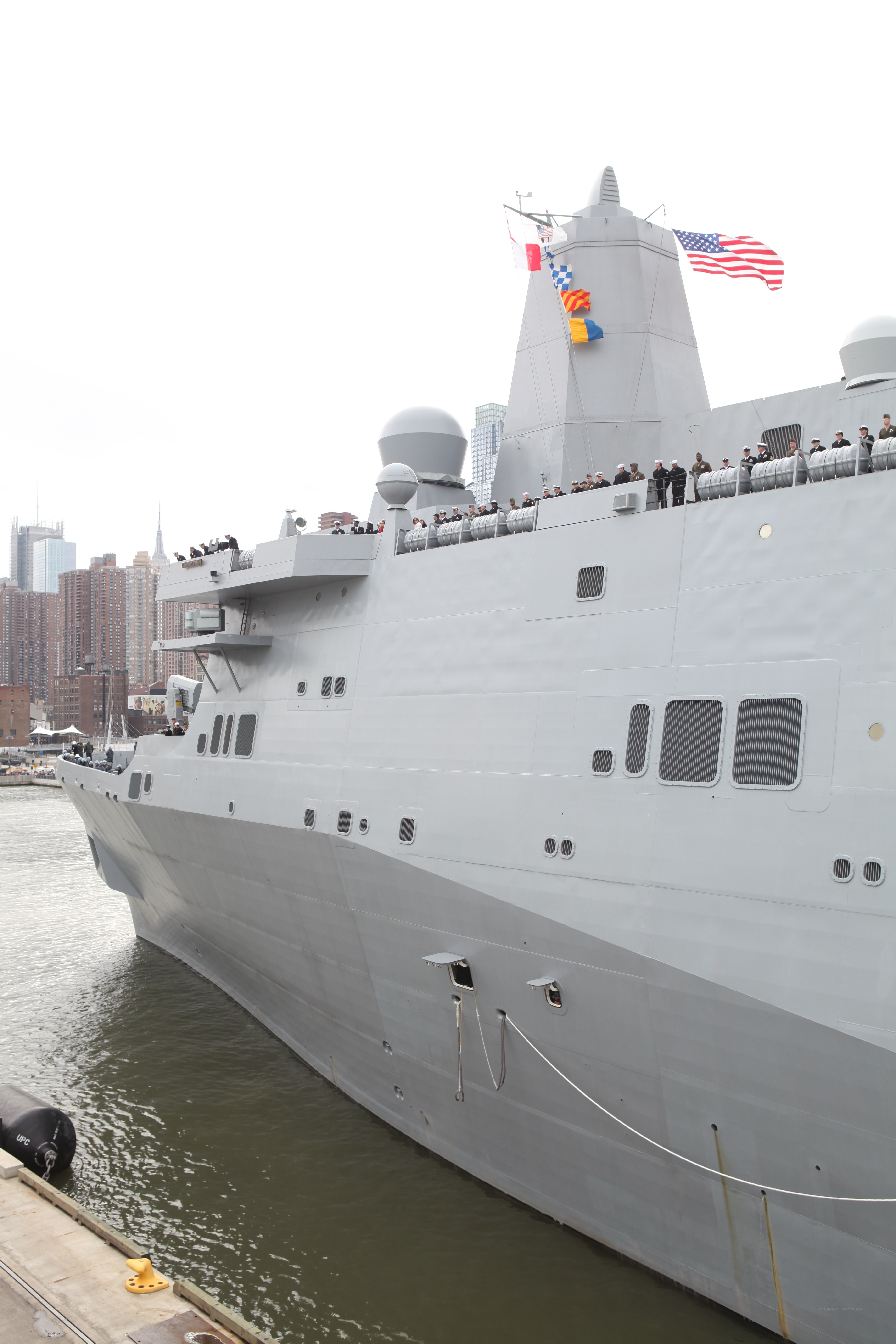 USS Zumwalt at dock