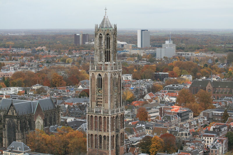 Utrecht cityscape with tower