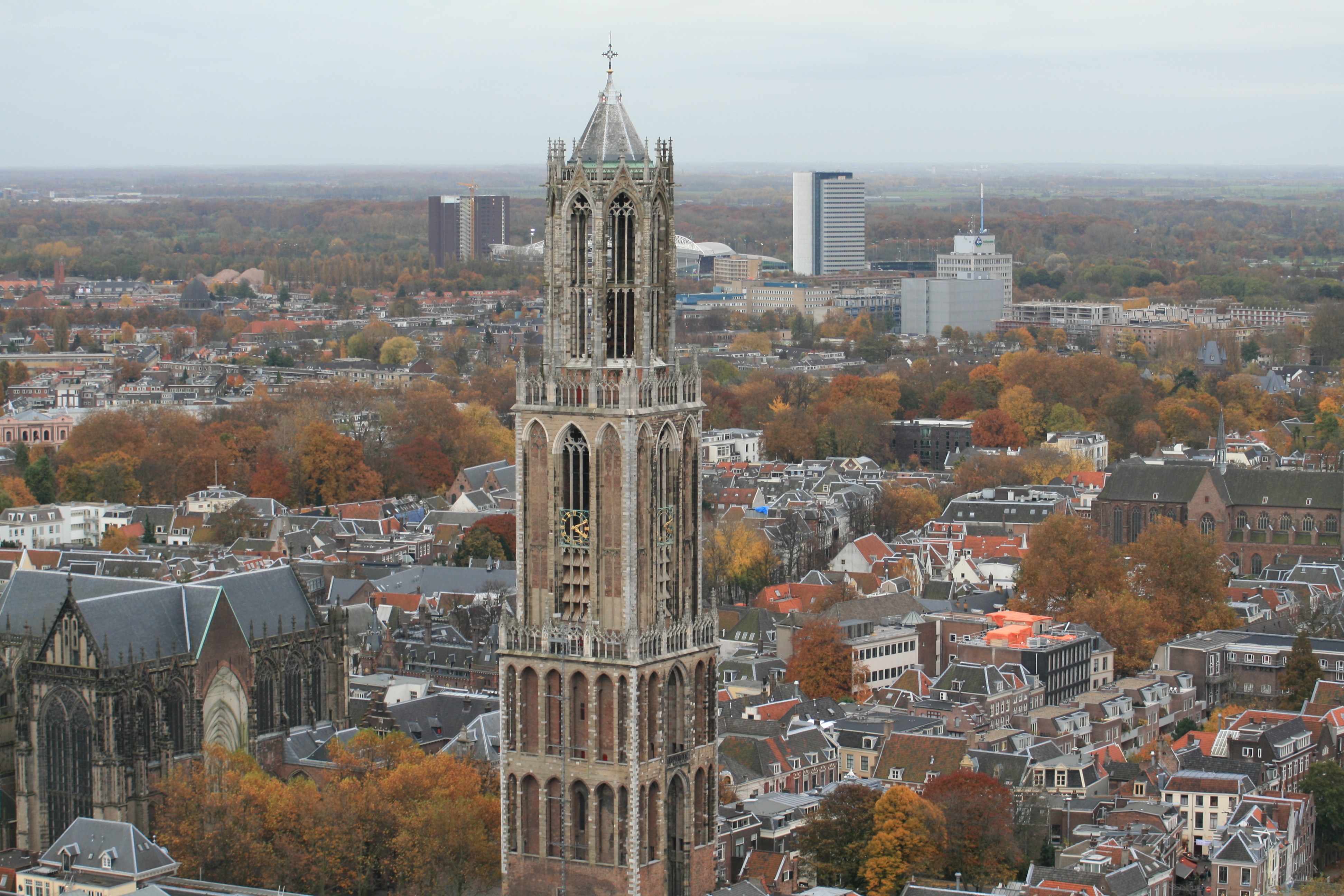 Utrecht cityscape with tower