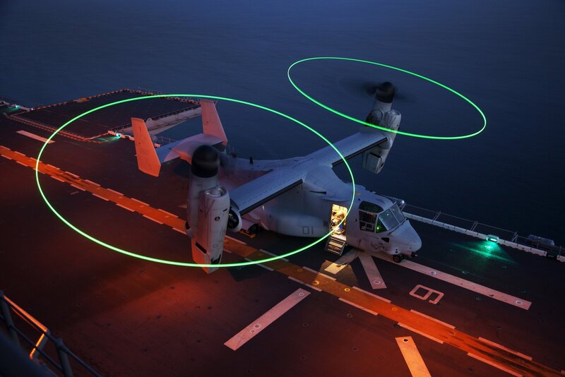V-22 Osprey on Deck