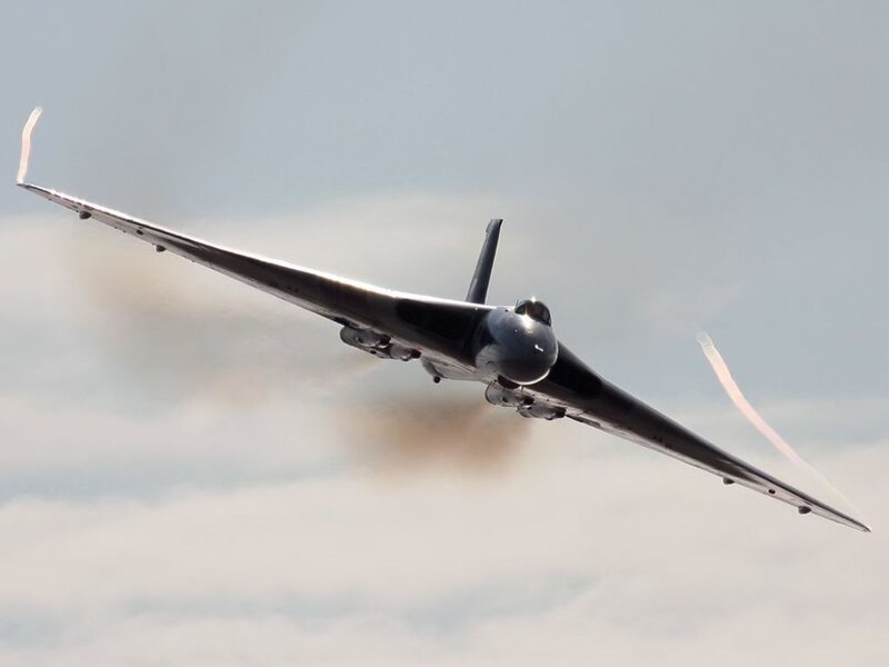 V-bomber Aircraft in Flight