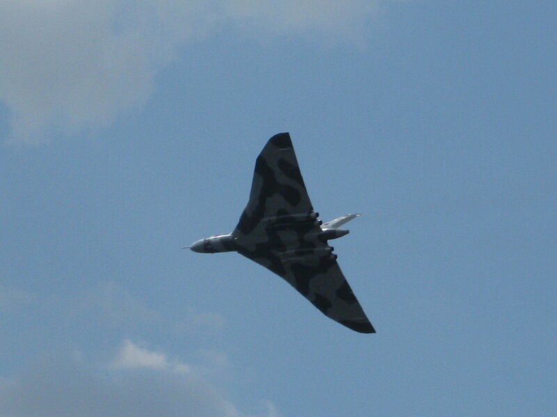 V-bomber in flight