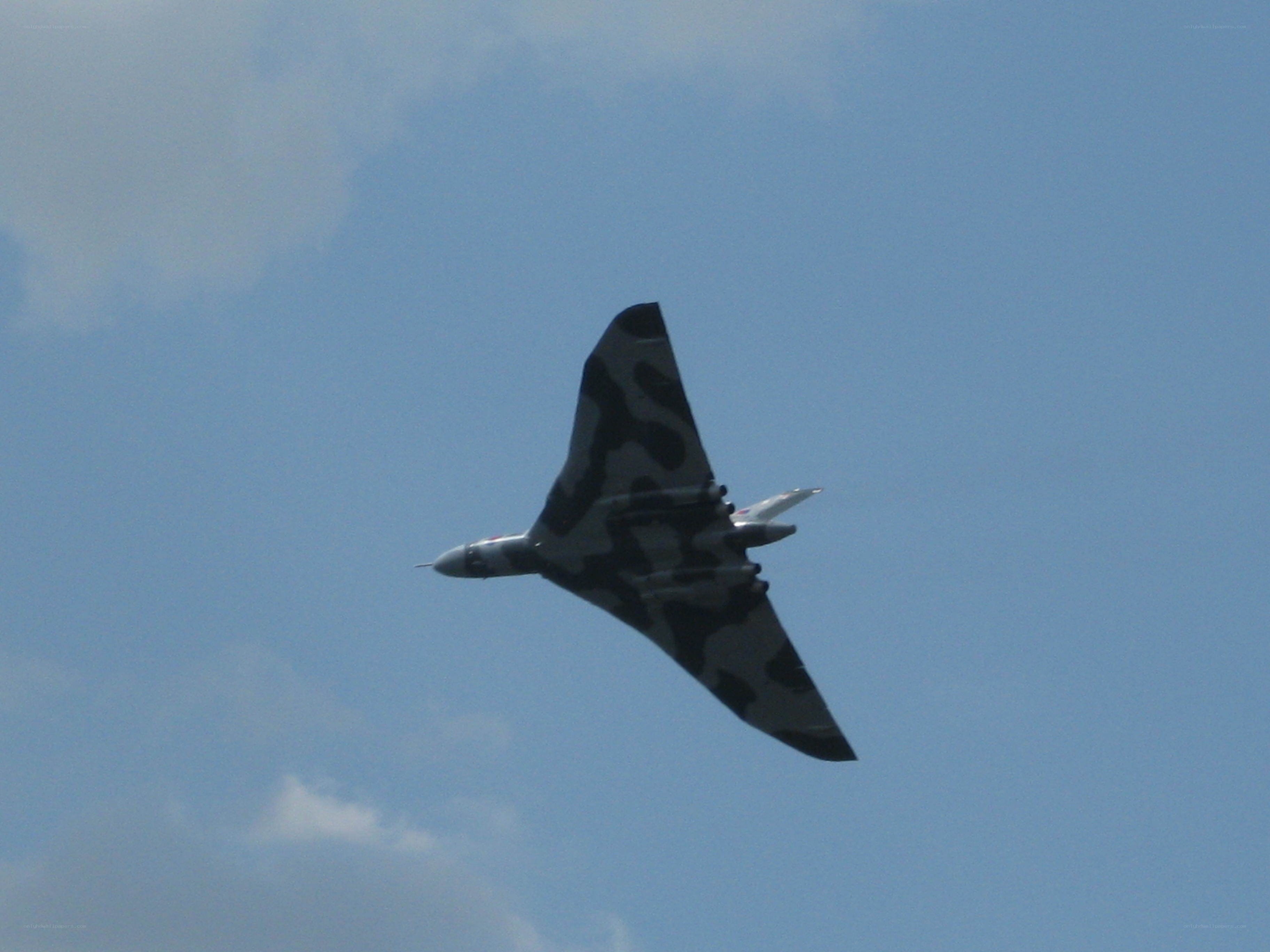 V-bomber in flight
