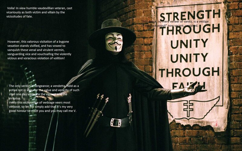 V for Vendetta character