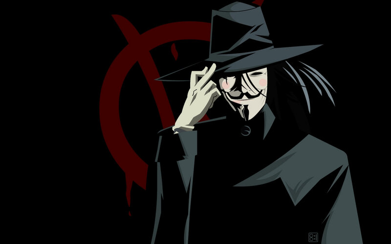 V for Vendetta character art