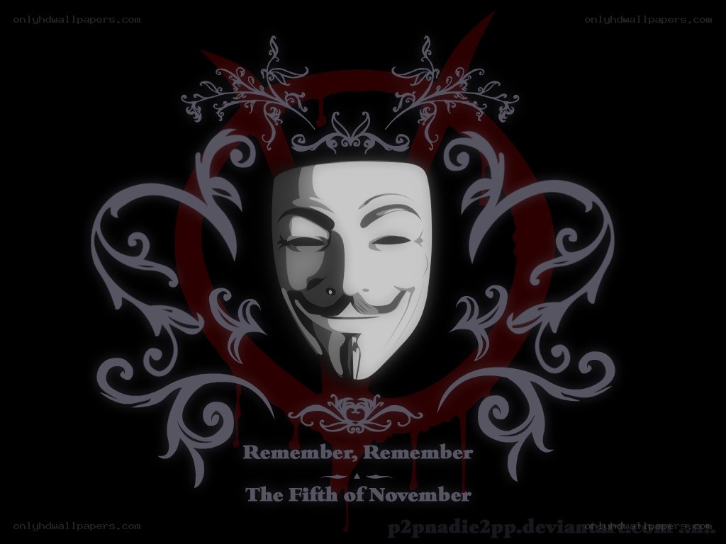 V for Vendetta mask art