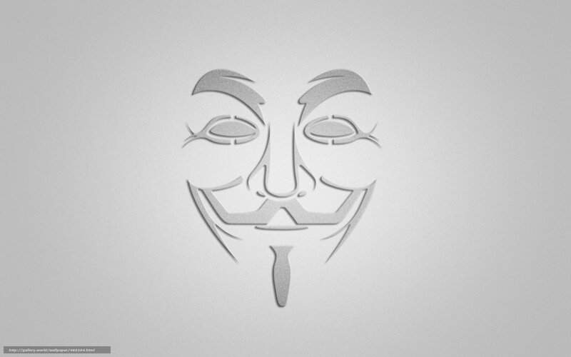 V for Vendetta mask logo