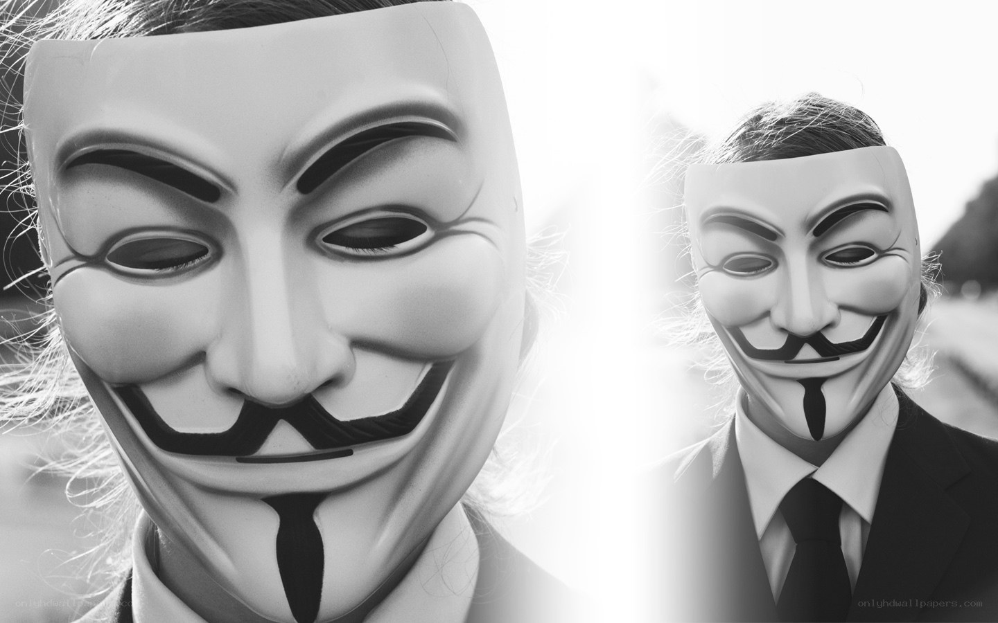 V for Vendetta mask portraits