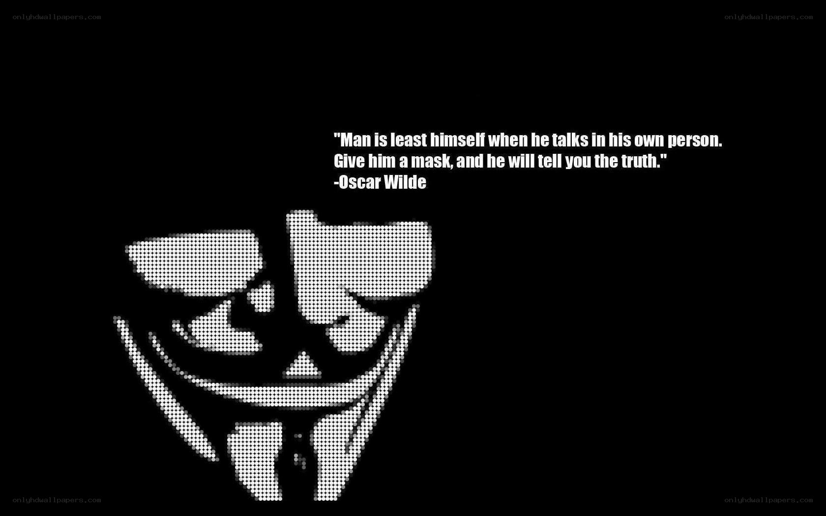 V for Vendetta mask quote