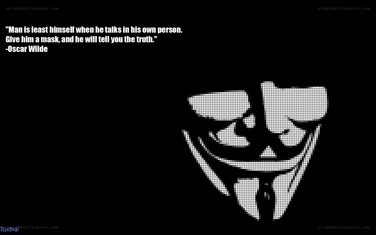 V for Vendetta mask quote