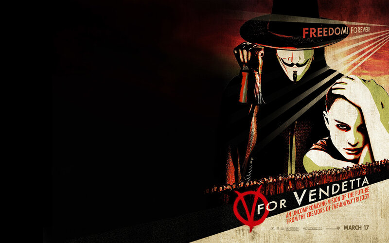 V for Vendetta movie poster