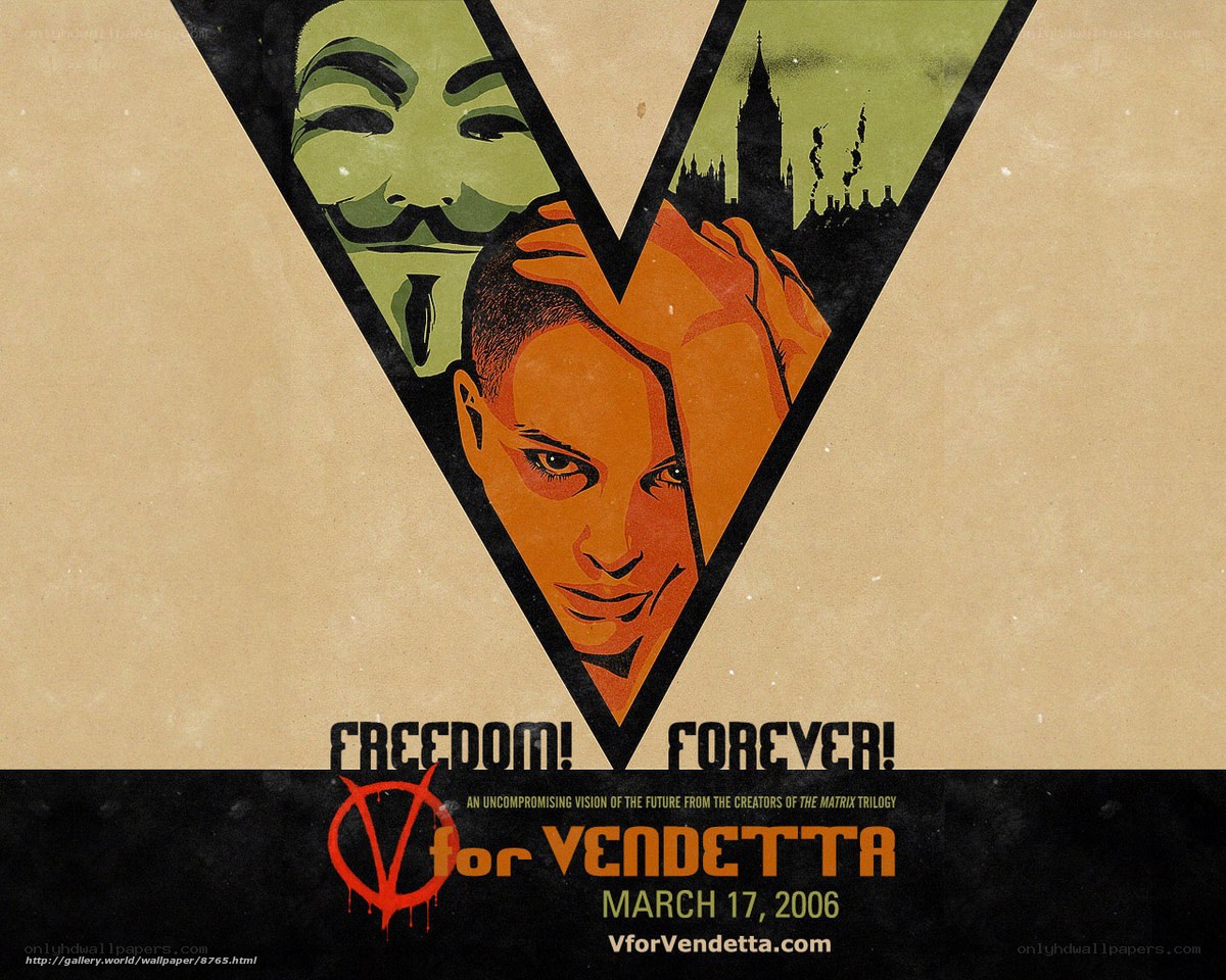 V for Vendetta movie poster