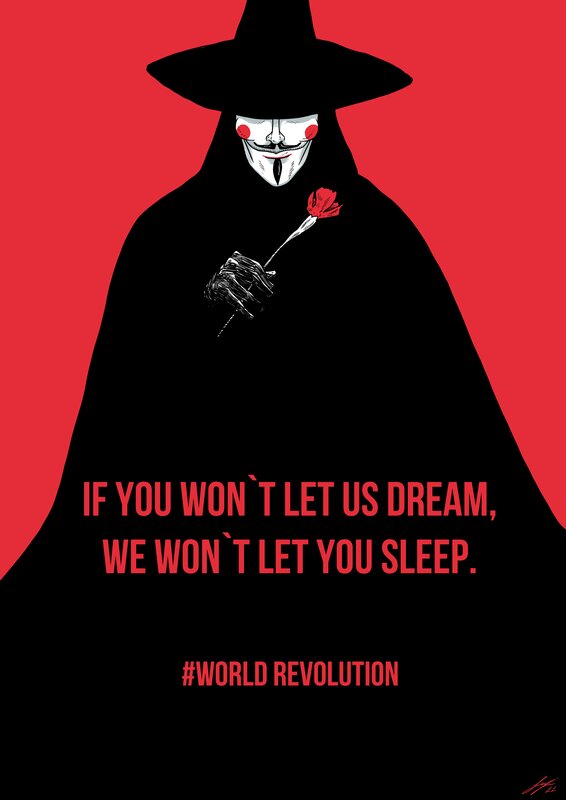V for Vendetta poster