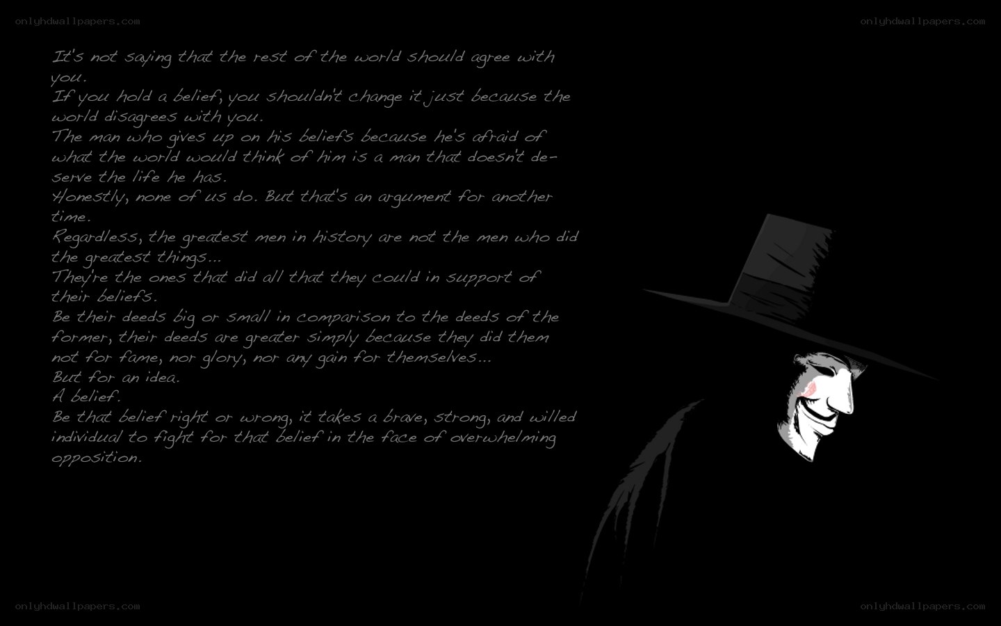 V for Vendetta quote