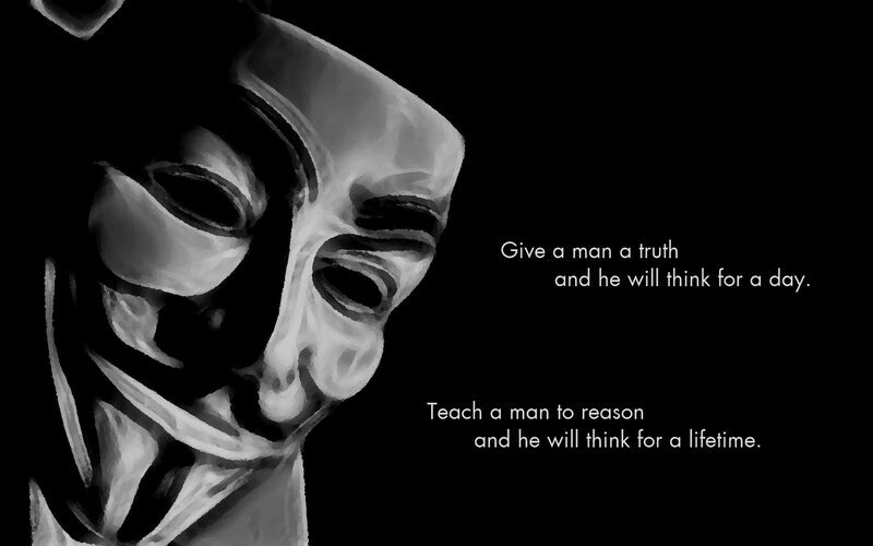 V for Vendetta quote image