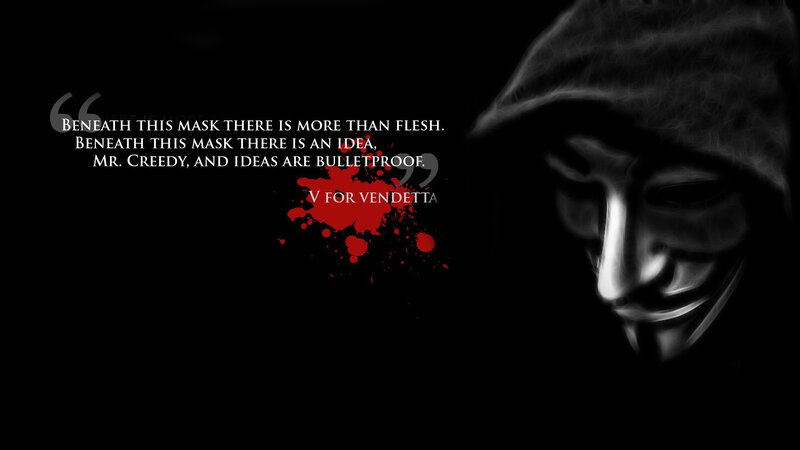 V for Vendetta quote image