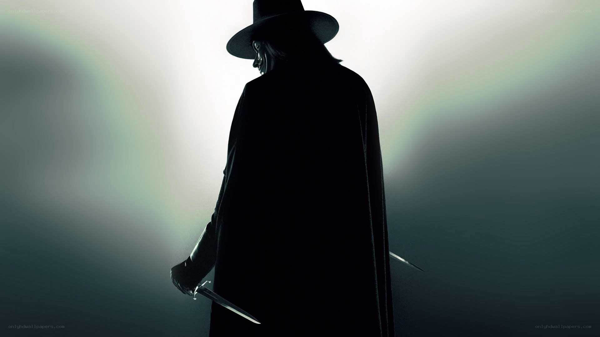 V for Vendetta silhouette