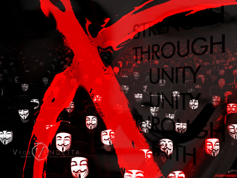 V for Vendetta themed artwork