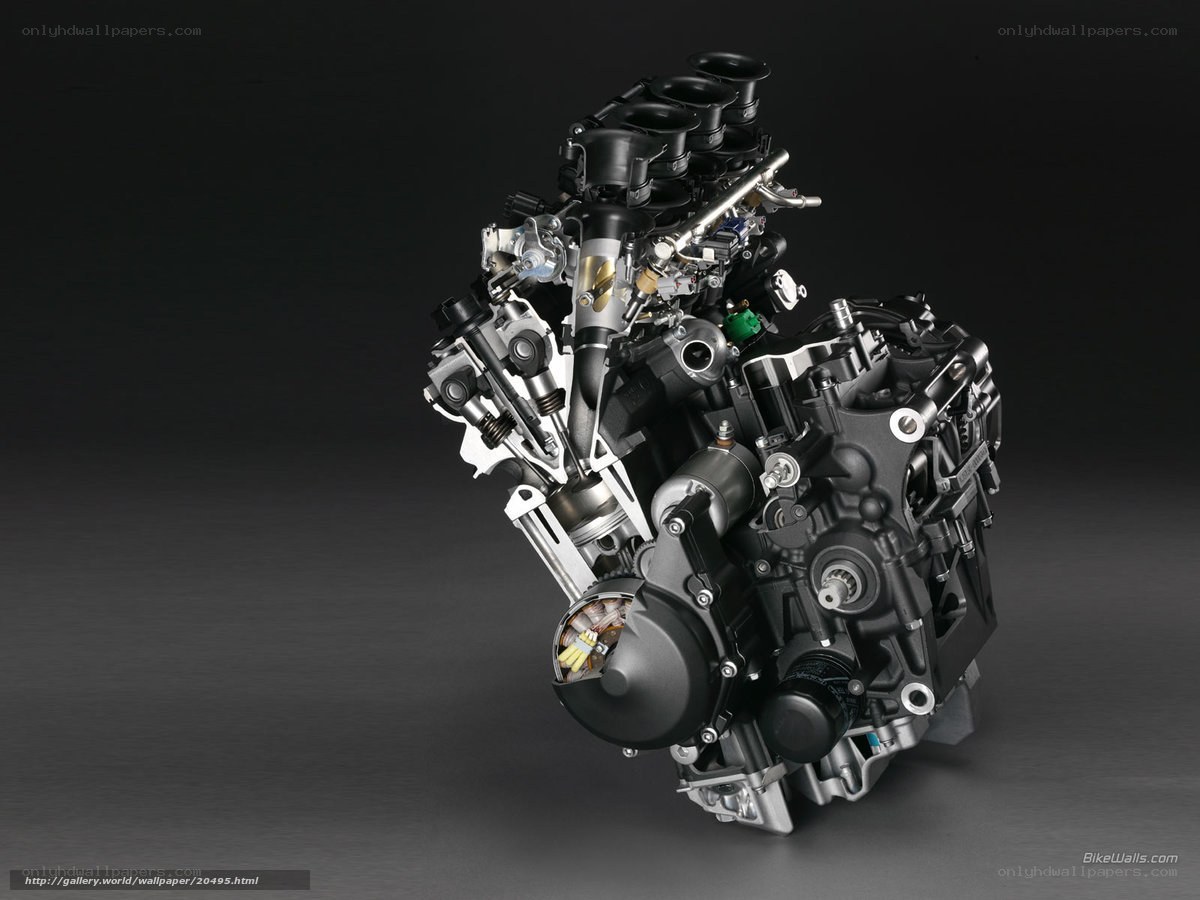 V-twin motorcycle engine