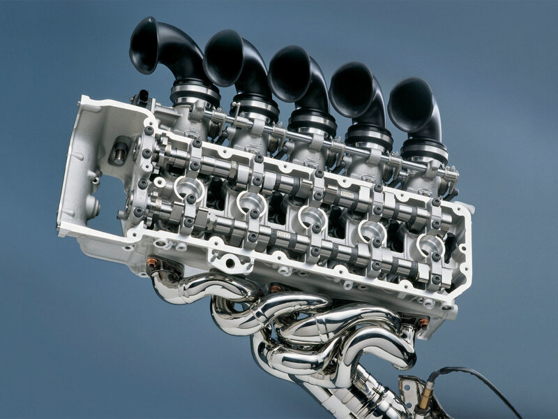 V12 Engine — Silver