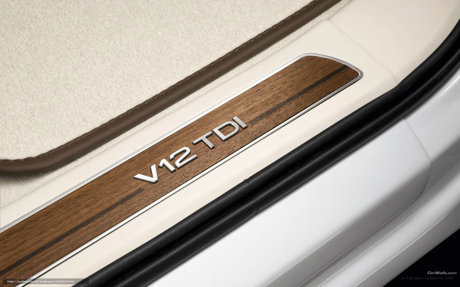 V12 TDI door sill plaque