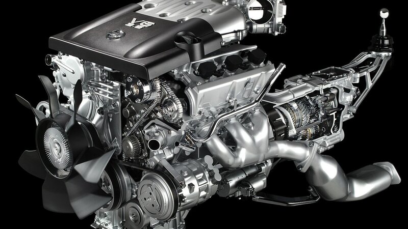 V6 engine cutaway view