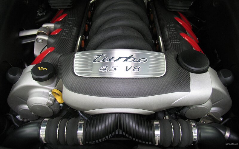 V8 Engine Bay — Black