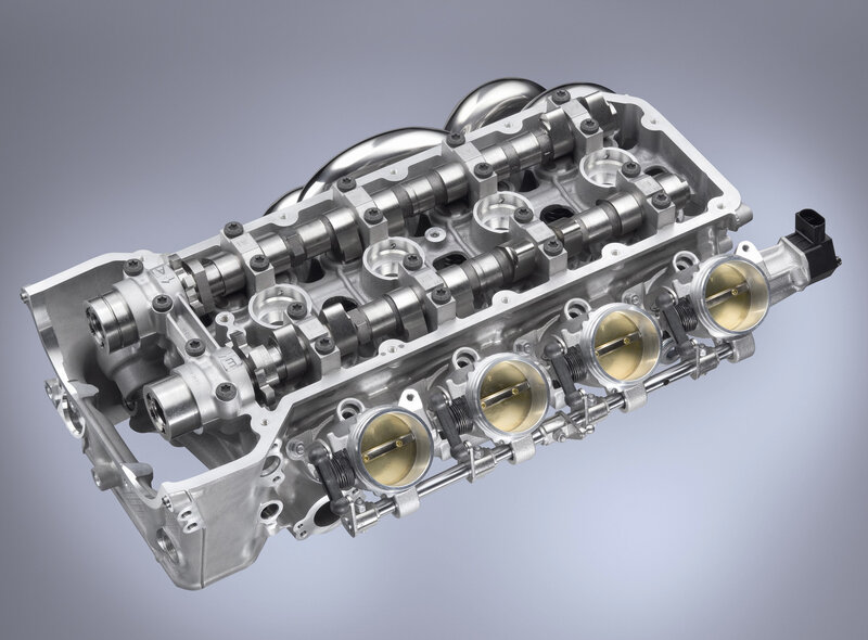 V8 engine cylinder head