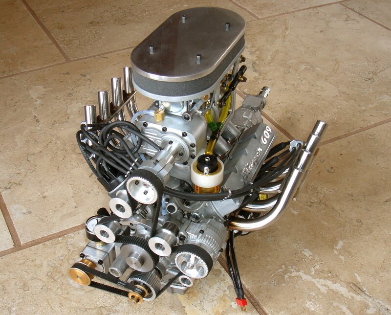 V8 Engine on Floor