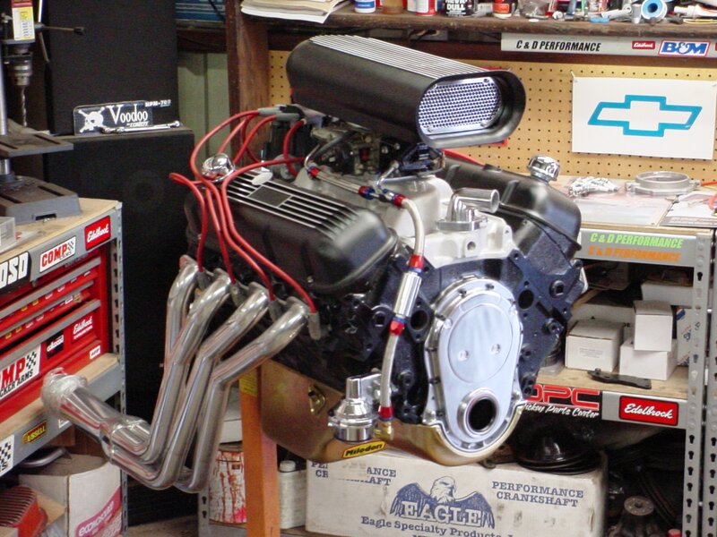 V8 Engine on Stand