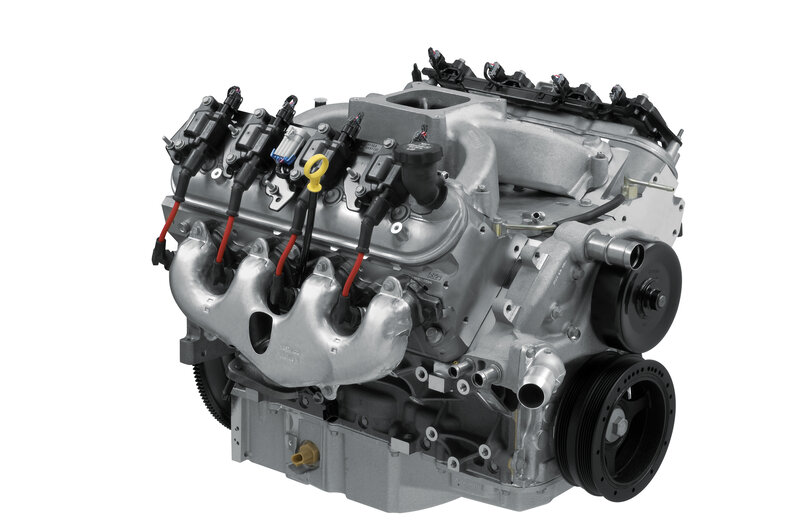 V8 engine with intake manifold