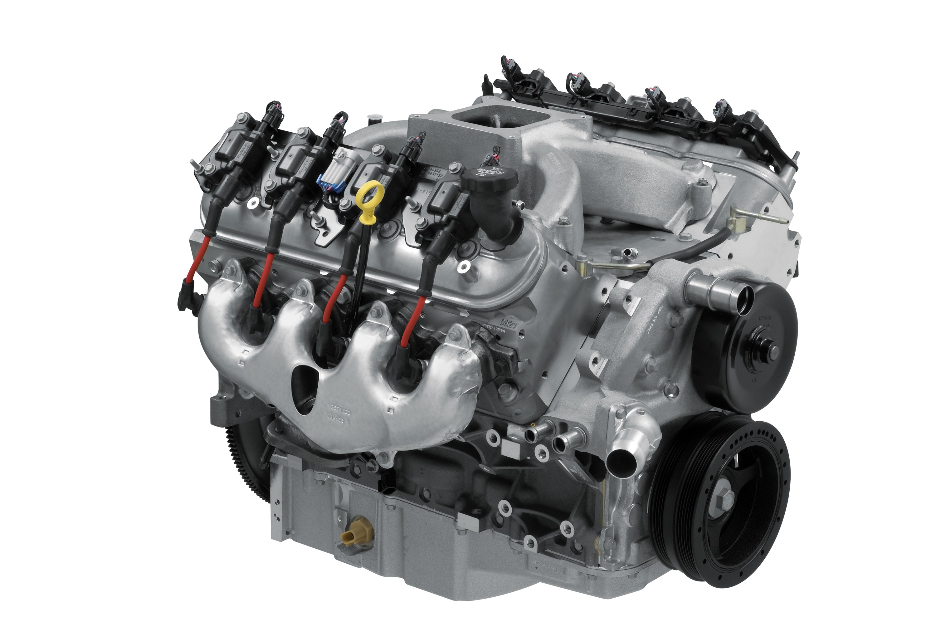 V8 engine with intake manifold