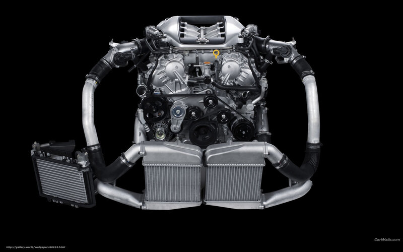 V8 engine with intercoolers