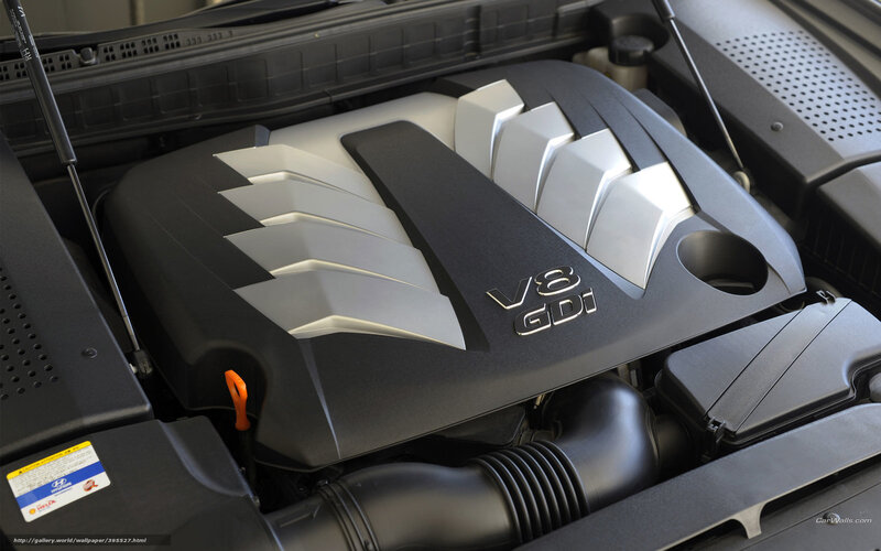 V8 GDI engine cover