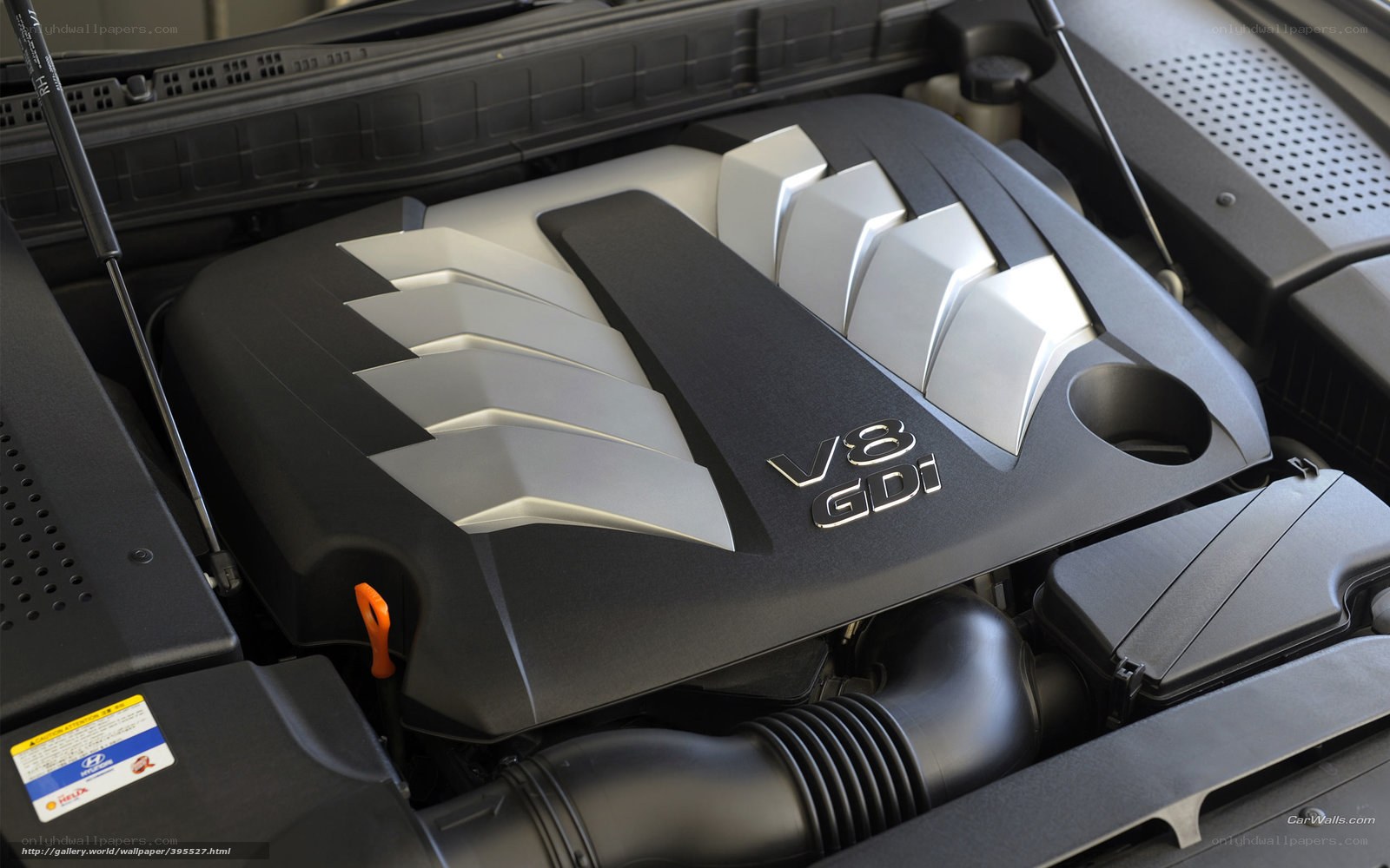 V8 GDI engine cover