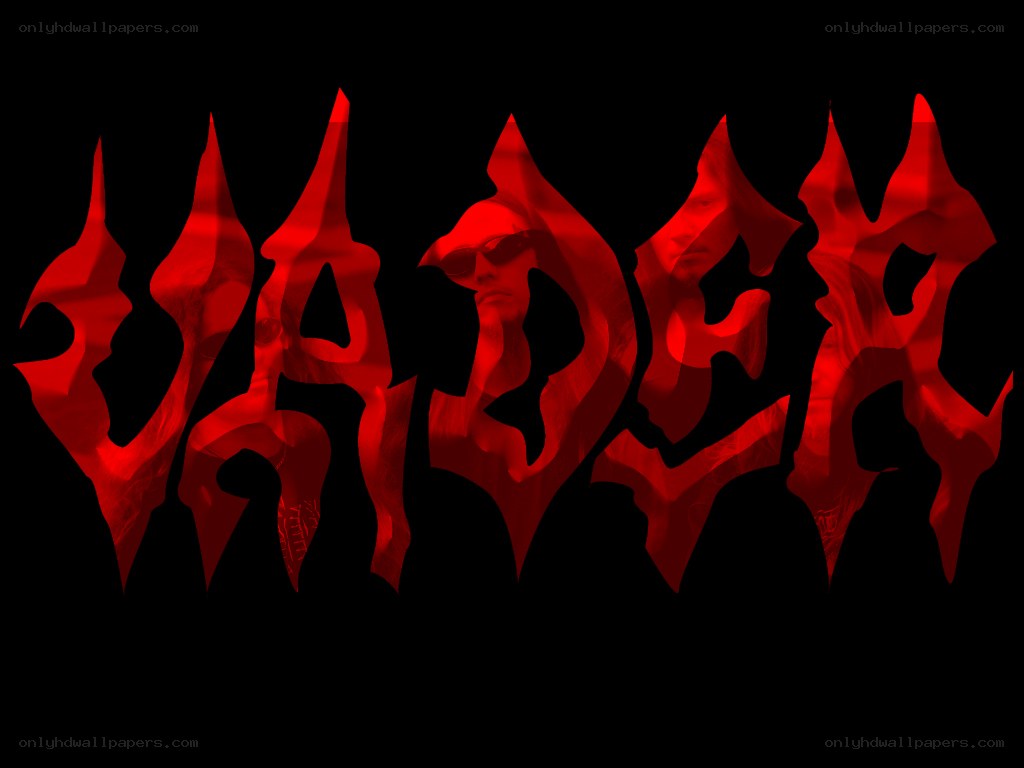 Vader band logo with faces