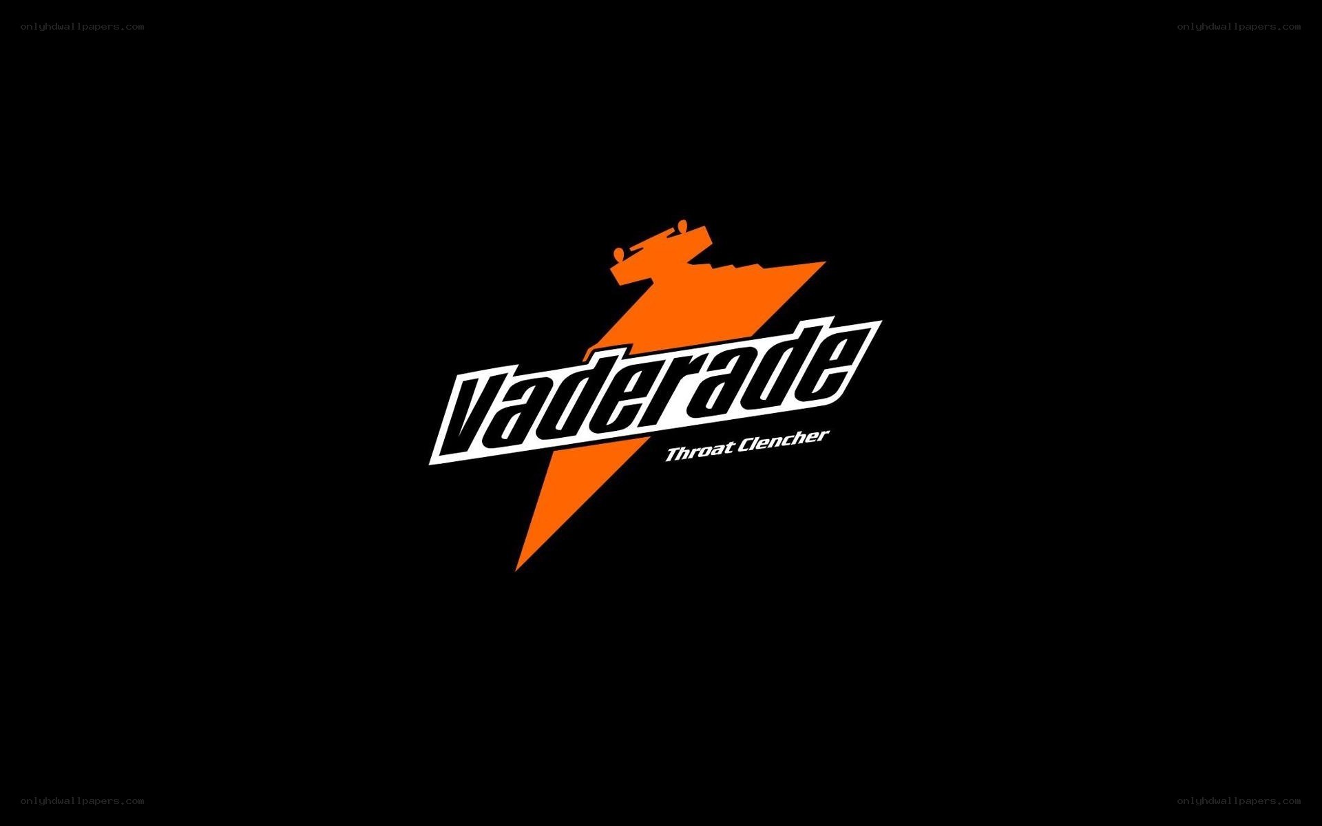 Vaderade logo with orange lightning bolt